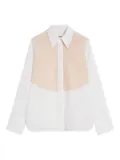 Jil Sander two-tone shirt - White