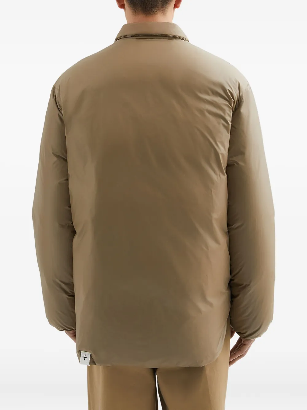JIL SANDER+ Gewatteerd shirtjack Bruin