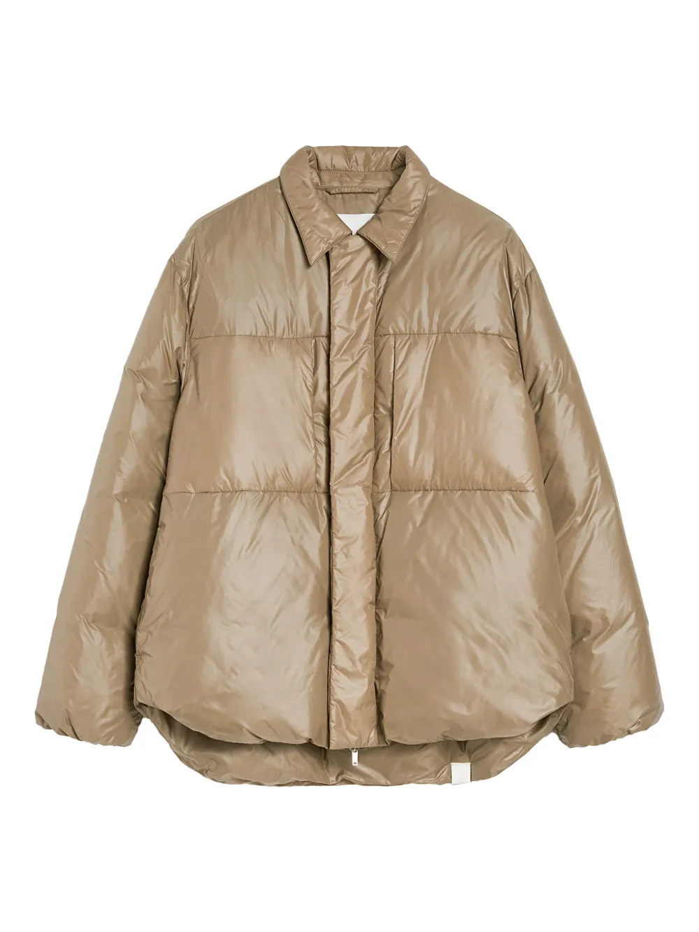 JIL SANDER+ Gewatteerd shirtjack Bruin