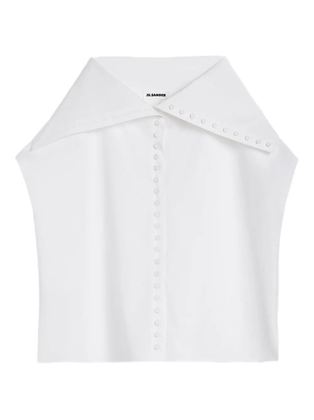 Jil Sander Blouse met matrozenkraag Wit