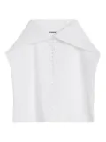 Jil Sander sailor-collar shirt - White