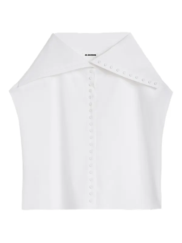 ジルサンダー　セーラー　シャツ Jil Sander セーラーカラー シャツ | ホワイト | FARFETCH JP