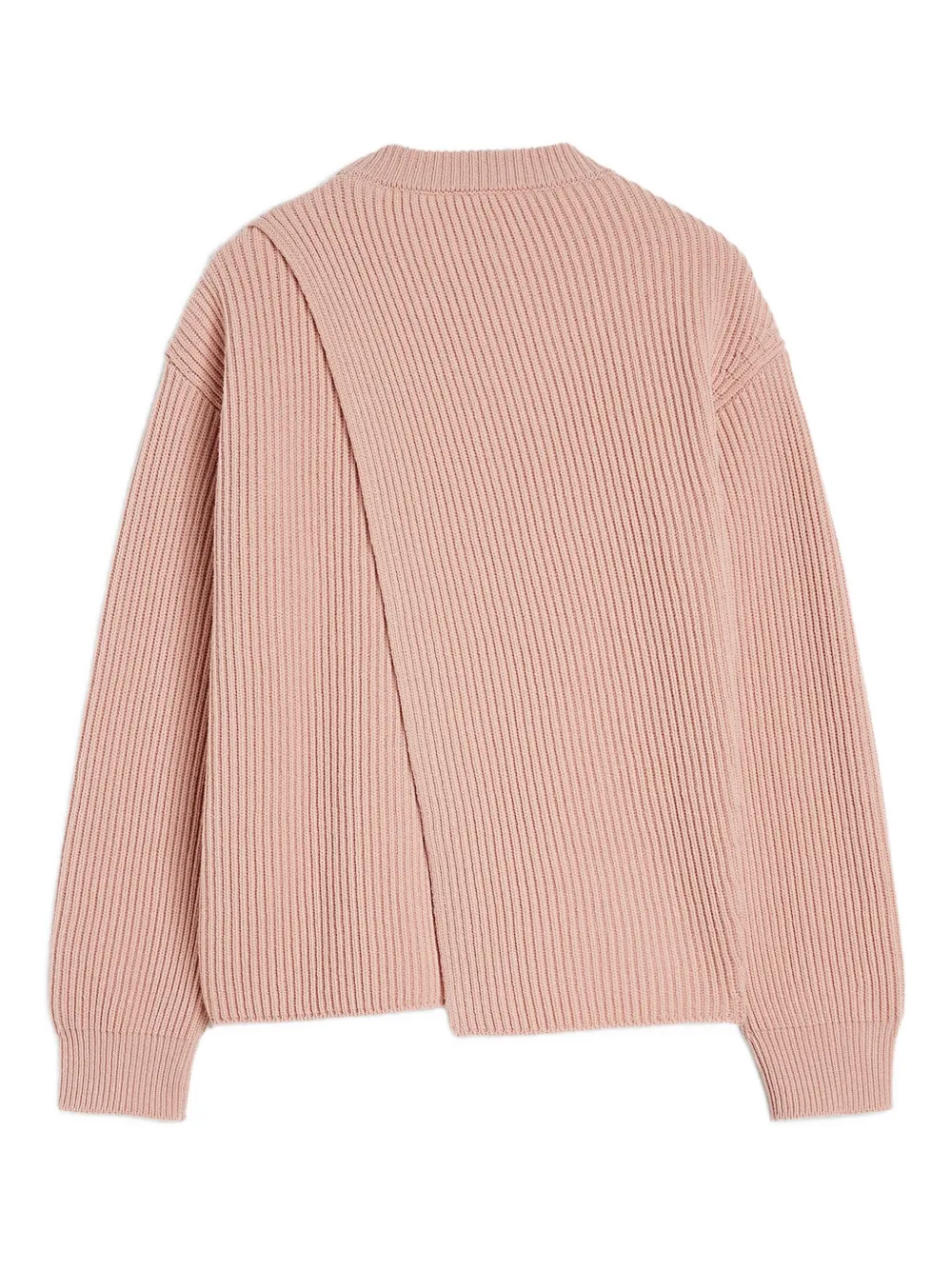 Jil Sander Geribbelde sweater Roze