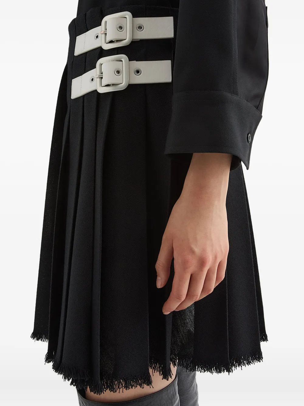 Jil Sander Wollen mini-rok Zwart