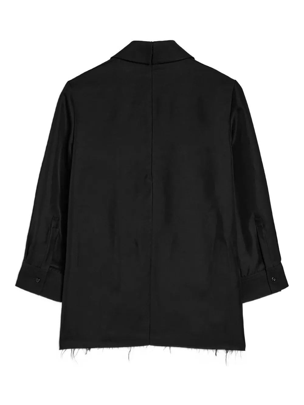 Jil Sander Wollen blouse Zwart