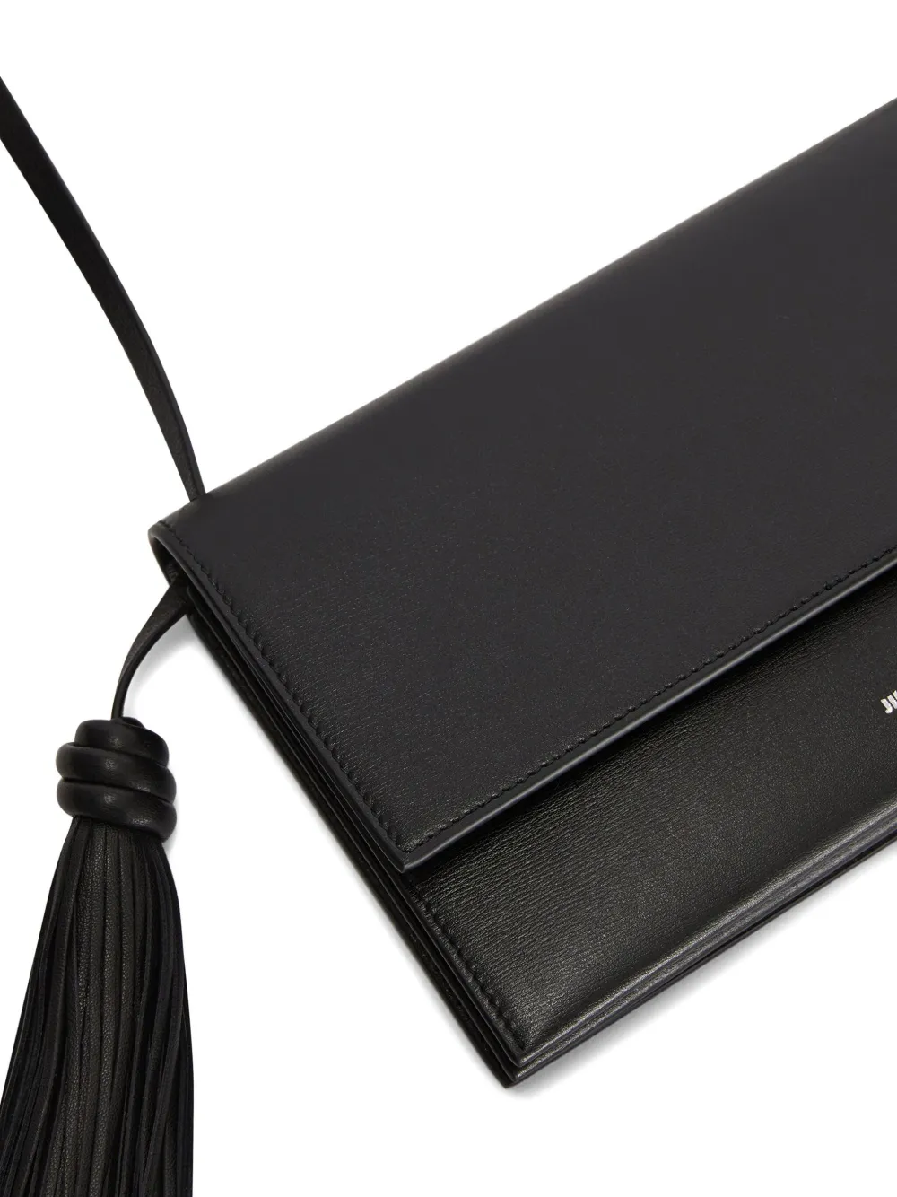 Jil Sander Crossbodytas met kwastje Zwart