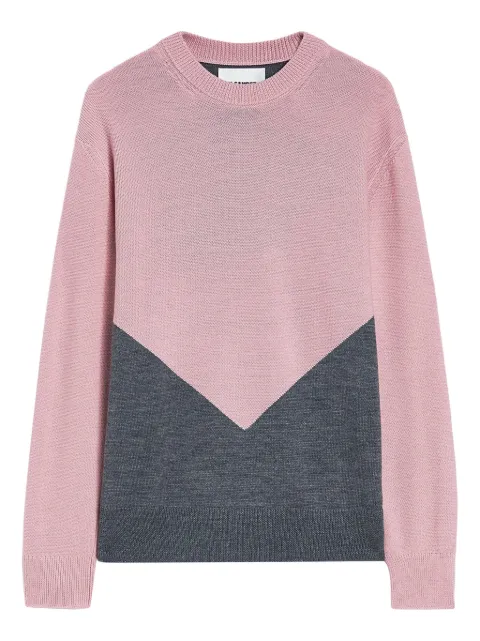 Jil Sander colourblock sweater