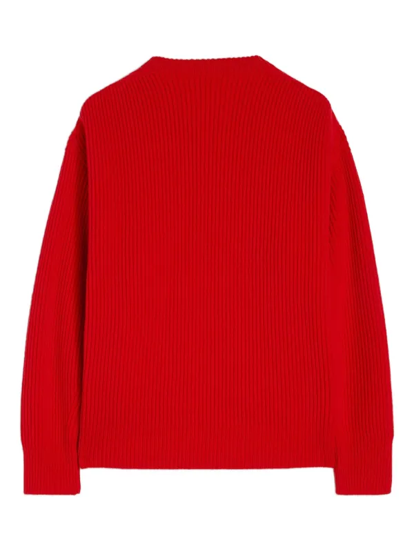 JIL SANDER メンズニット　レッド Jil Sander Wool Sweater | Red | FARFETCH ID