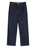 Jil Sander logo-patch jeans - Blue