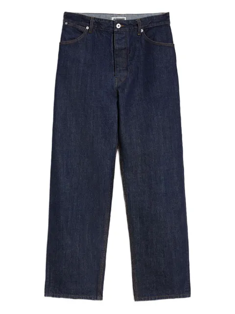 Jil Sander logo-patch jeans