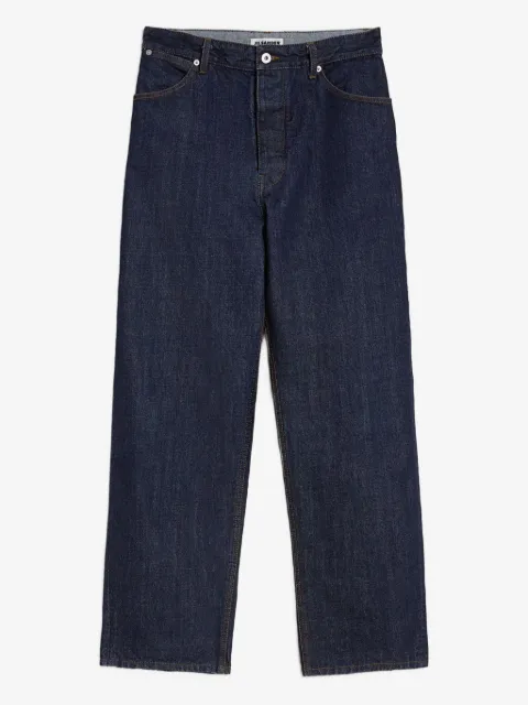 Jil Sander logo-patch jeans