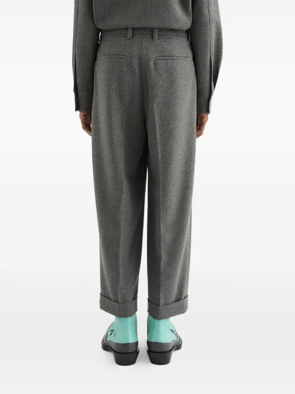 Jil Sander ウールパンツ | グレー | FARFETCH JP