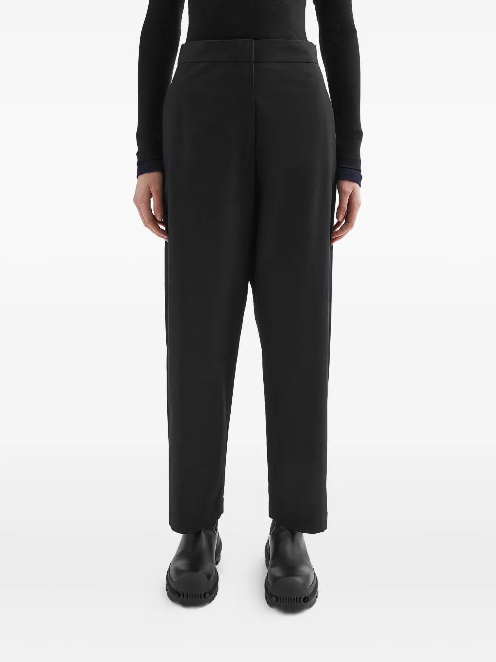 JIL SANDER+ Katoenen broek Zwart
