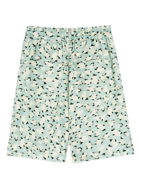 Jil Sander Printed Shorts | Blue | FARFETCH CA