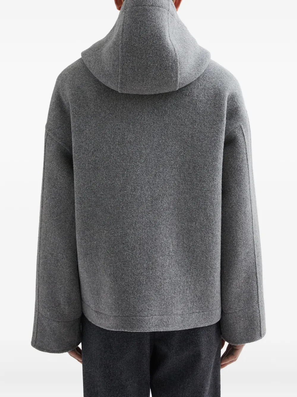 Jil Sander Jack met vilten afwerking Grijs