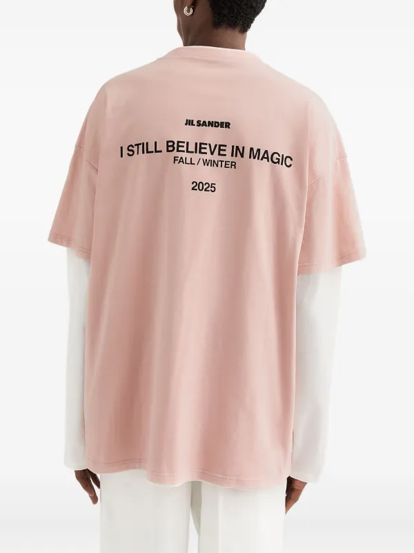 jilsander コットンジャケット ピンク Tang Jacket in pink textured viscose blend