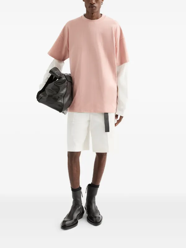 Jil Sander クルーネック Tシャツ | ピンク | FARFETCH JP