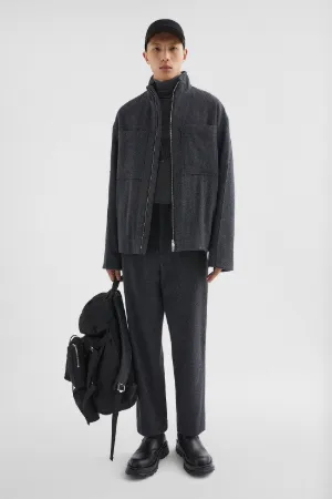 ジルサンダー*46*スラックス/ブラックイージーパンツ*JILSANDER*黒 レディース】TROUSER 68 BIS AW 28 | JIL SANDER(ジルサンダー