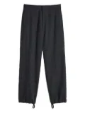 Jil Sander wool flannel trousers - Grey