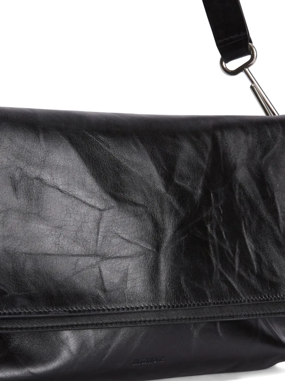Jil Sander Shadow kleine schoudertas Zwart