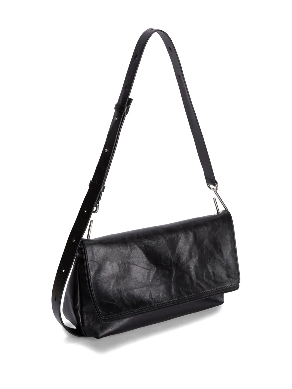 Jil Sander Shadow kleine schoudertas Zwart