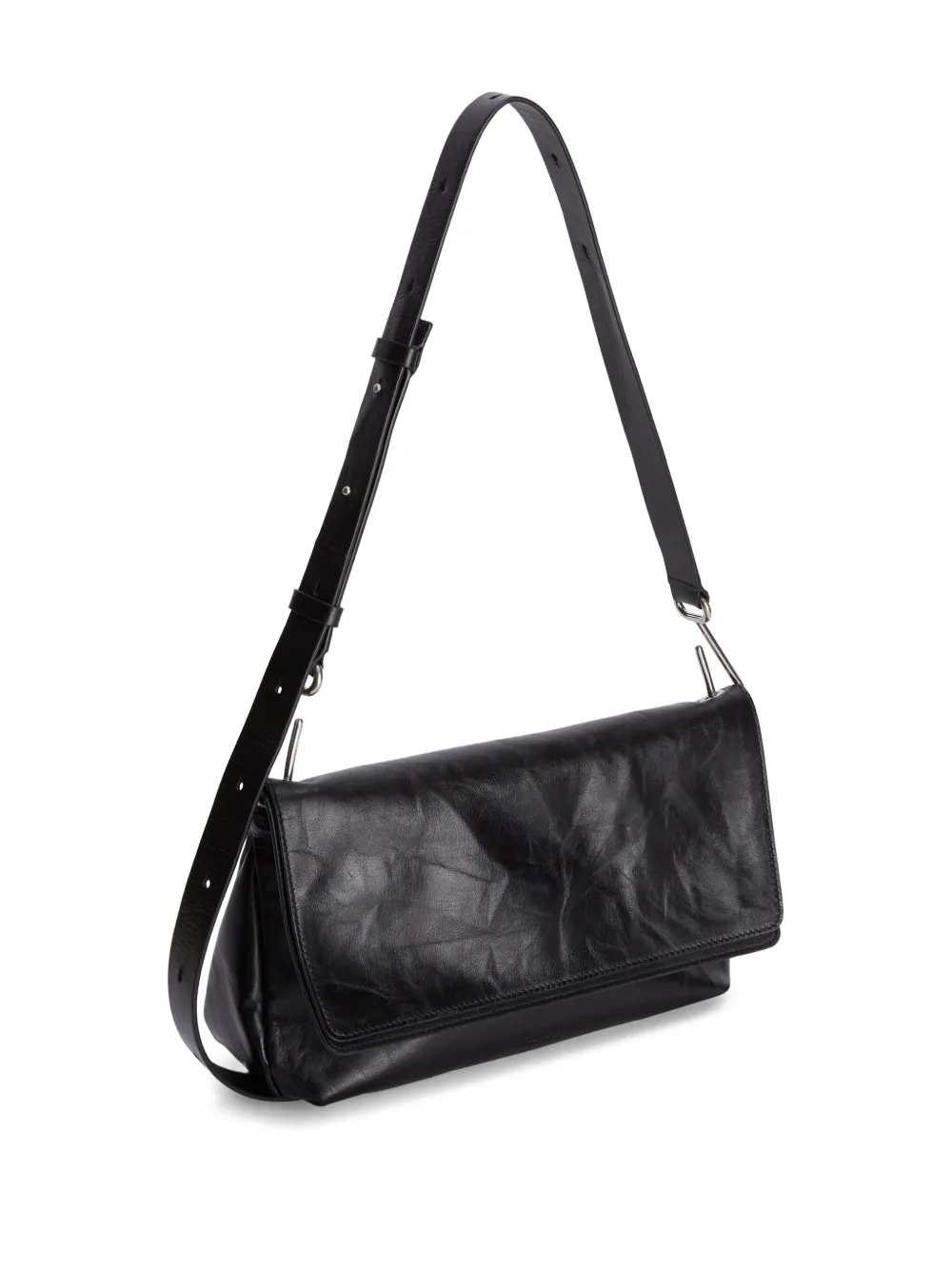  Jil Sander Small Shadow Shoulder Bag - Black 
