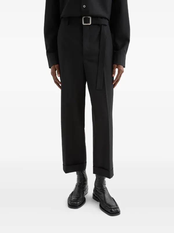 Jil Sander ウールパンツ | ブラック | FARFETCH JP