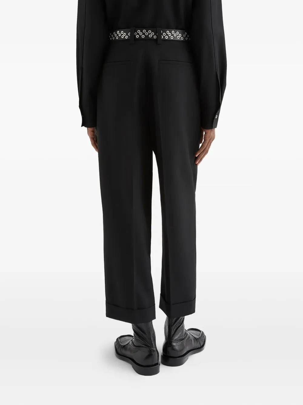 Jil Sander Wollen broek Zwart