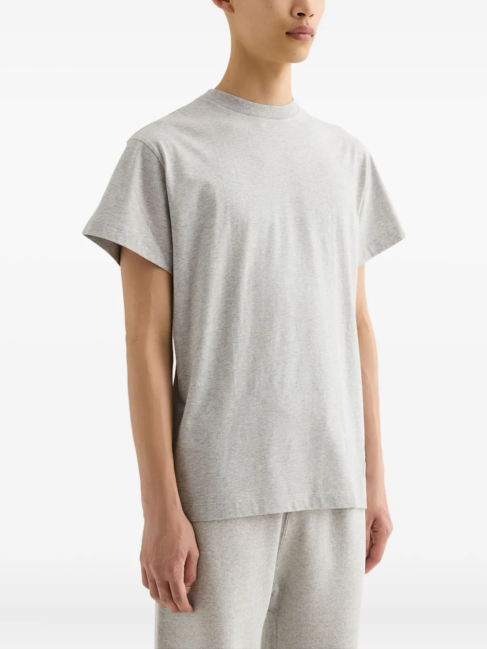 Jil Sander logo-patch T-shirt (set of three) Grijs