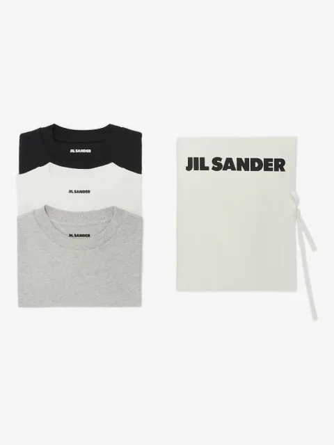 Jil Sander logo-patch T-shirt (set of three)