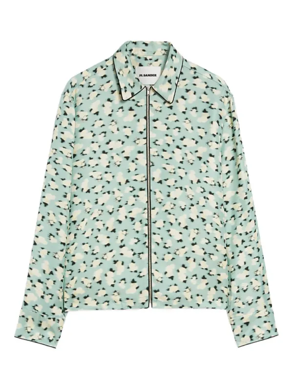 Jil Sander Printed Shirt | Green | FARFETCH ZA