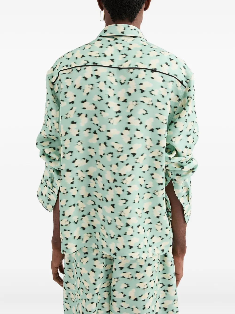 Jil Sander Overhemd met print Groen