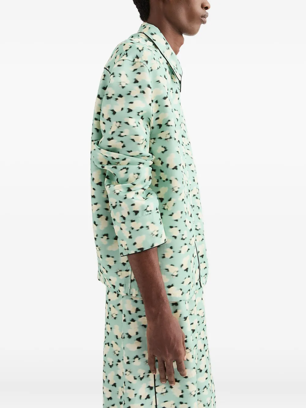 Jil Sander Overhemd met print Groen