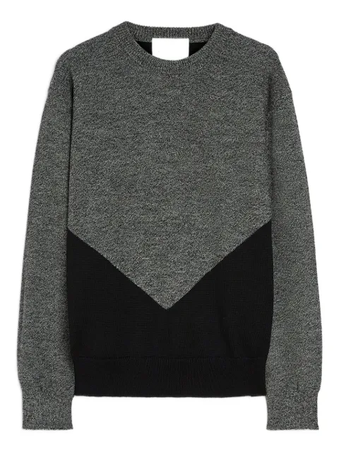 Jil Sander panelled wool sweater