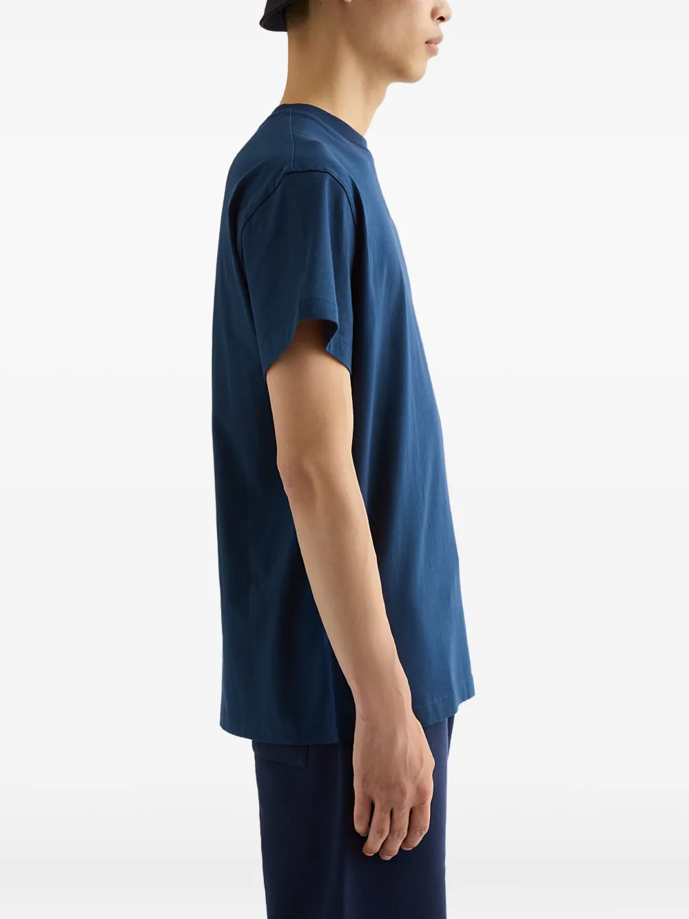 Jil Sander logo-patch T-shirt (pack of three) Zwart