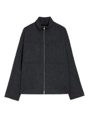Jil Sander ジップアップ ジャケット | ブラック | FARFETCH JP