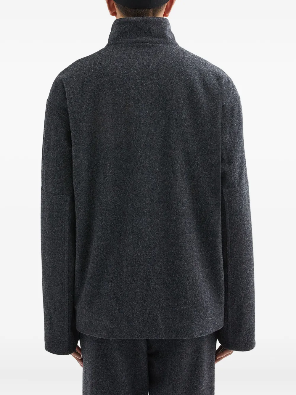 JIL SANDER+ Vilten jack Grijs