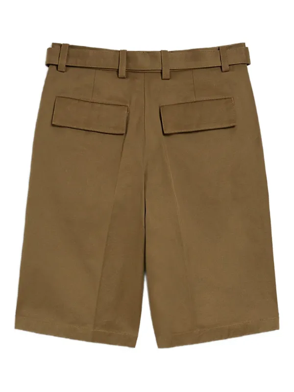 Jil Sander ベルテッド ショートパンツ | ブラウン | FARFETCH JP