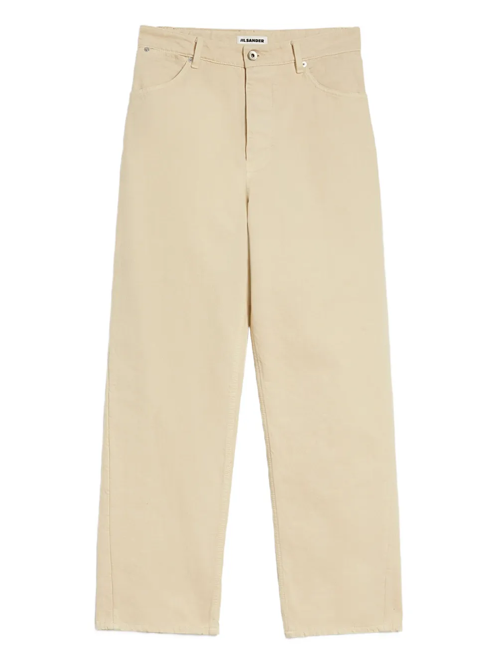 Jil Sander jean à patch logo | tons neutres | Image 1