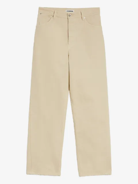 Jil Sander logo-patch jeans