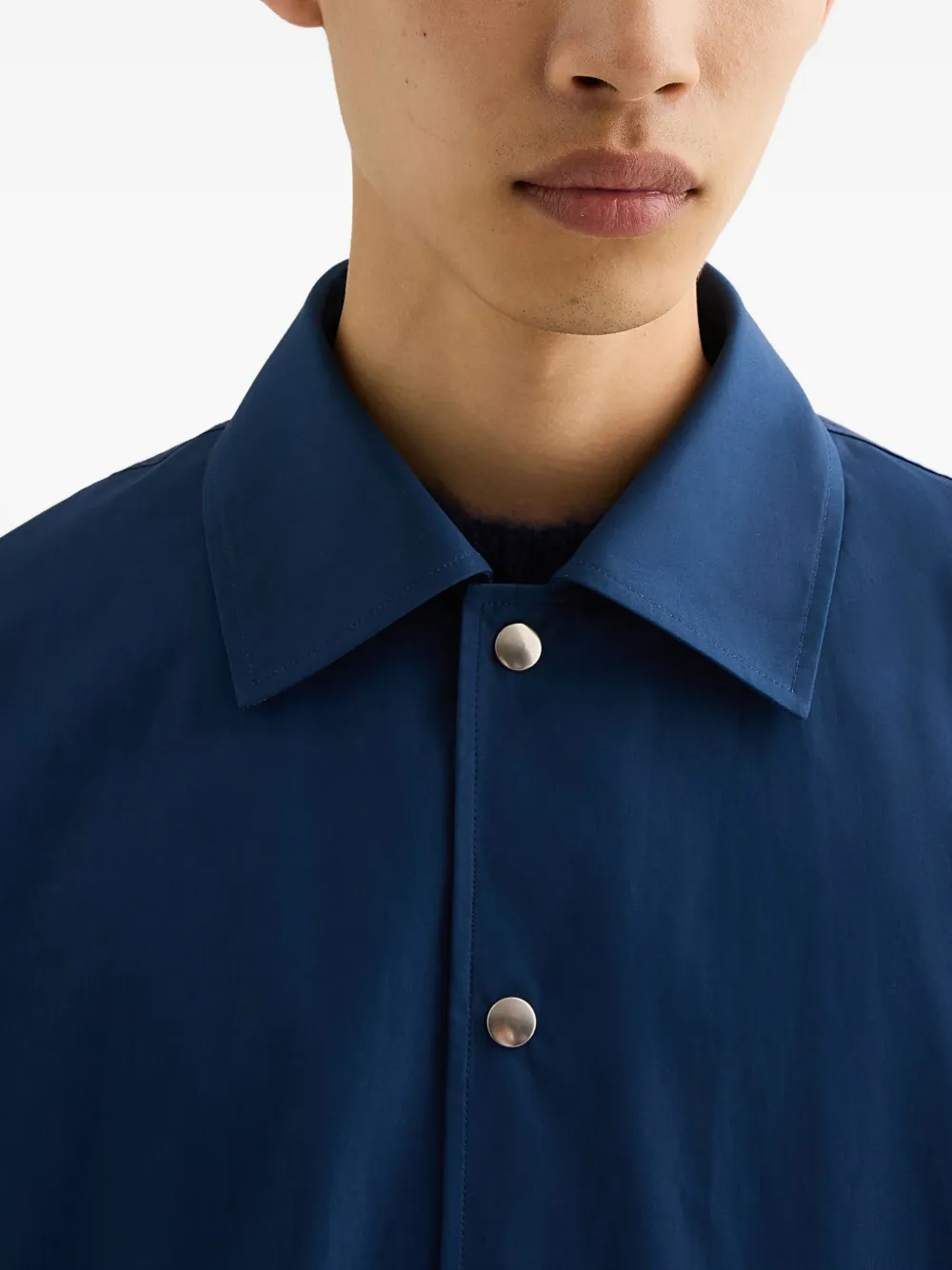 Jil Sander Jack met logoprint Blauw