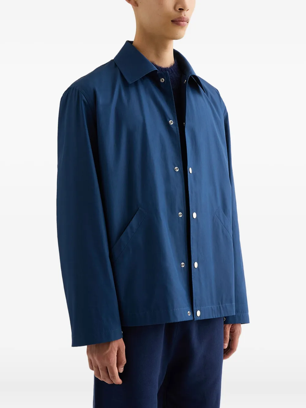 Jil Sander Jack met logoprint Blauw