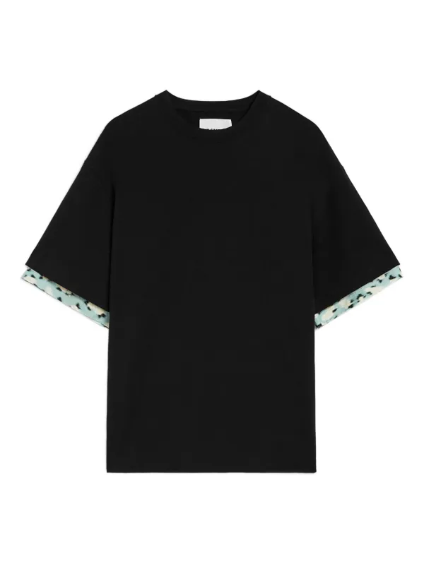 クルーネックTシャツ コットン 黒 クルーネックTシャツ 現行品コットン SANDER 【新品未使用】今季JIL メンズ 公式オンラインストア Sander Jil | トップス