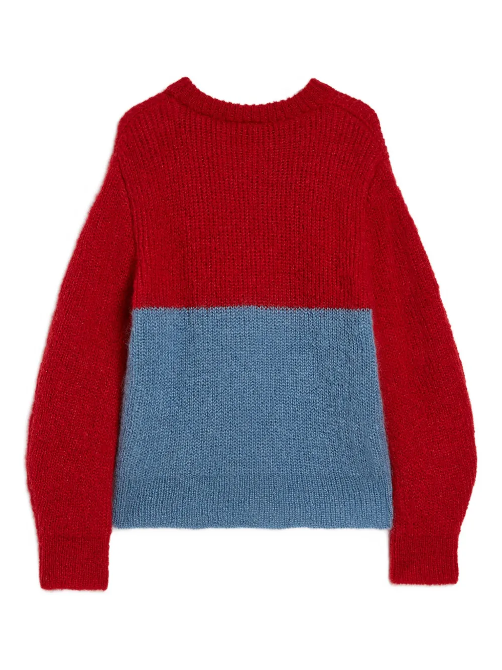 Jil Sander Trui met colourblocking - Rood