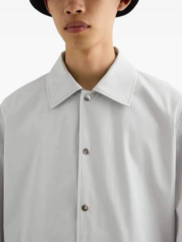 Jil Sander ロゴ ジャケット | グレー | FARFETCH JP