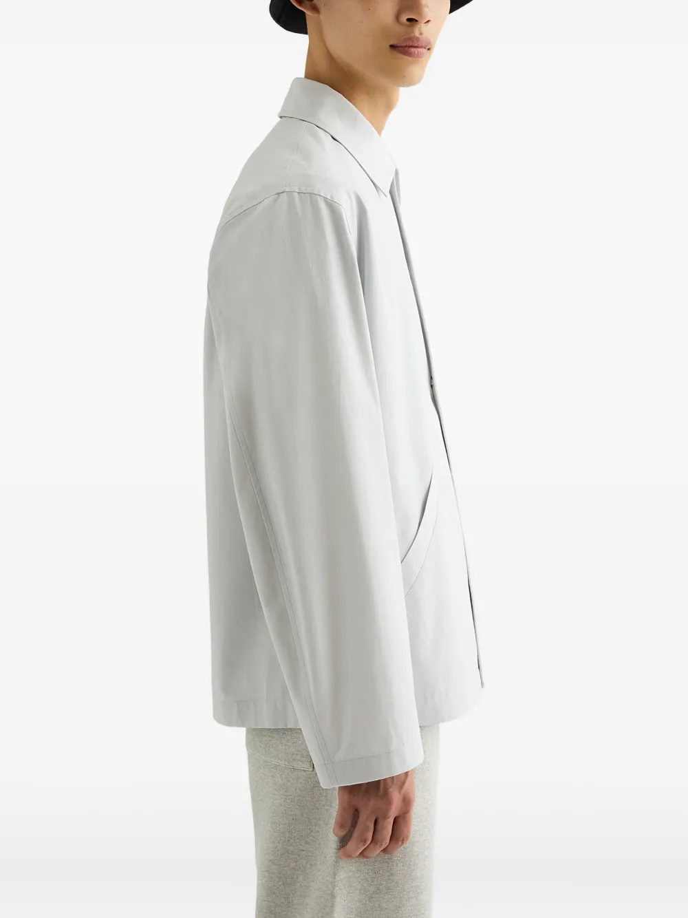Jil Sander Jack met logoprint Grijs