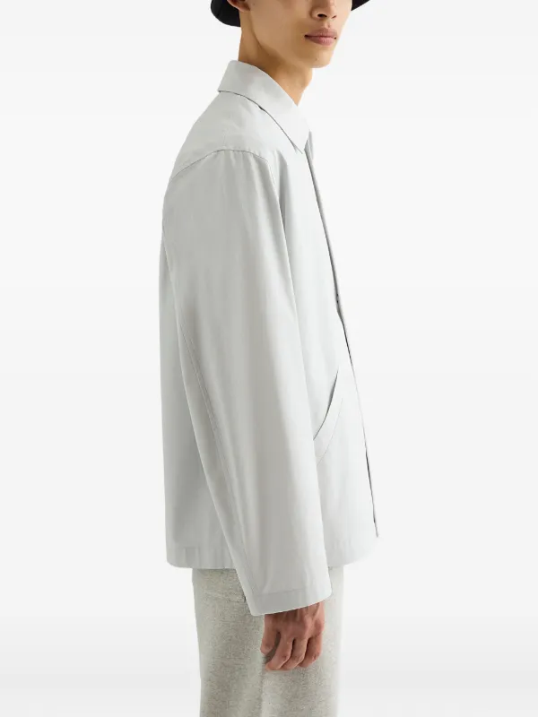 Jil Sander ロゴ ジャケット | グレー | FARFETCH JP