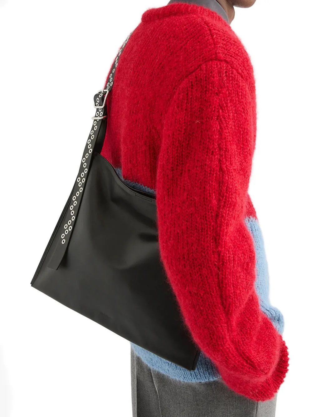 Jil Sander Schoudertas met ceintuur Zwart