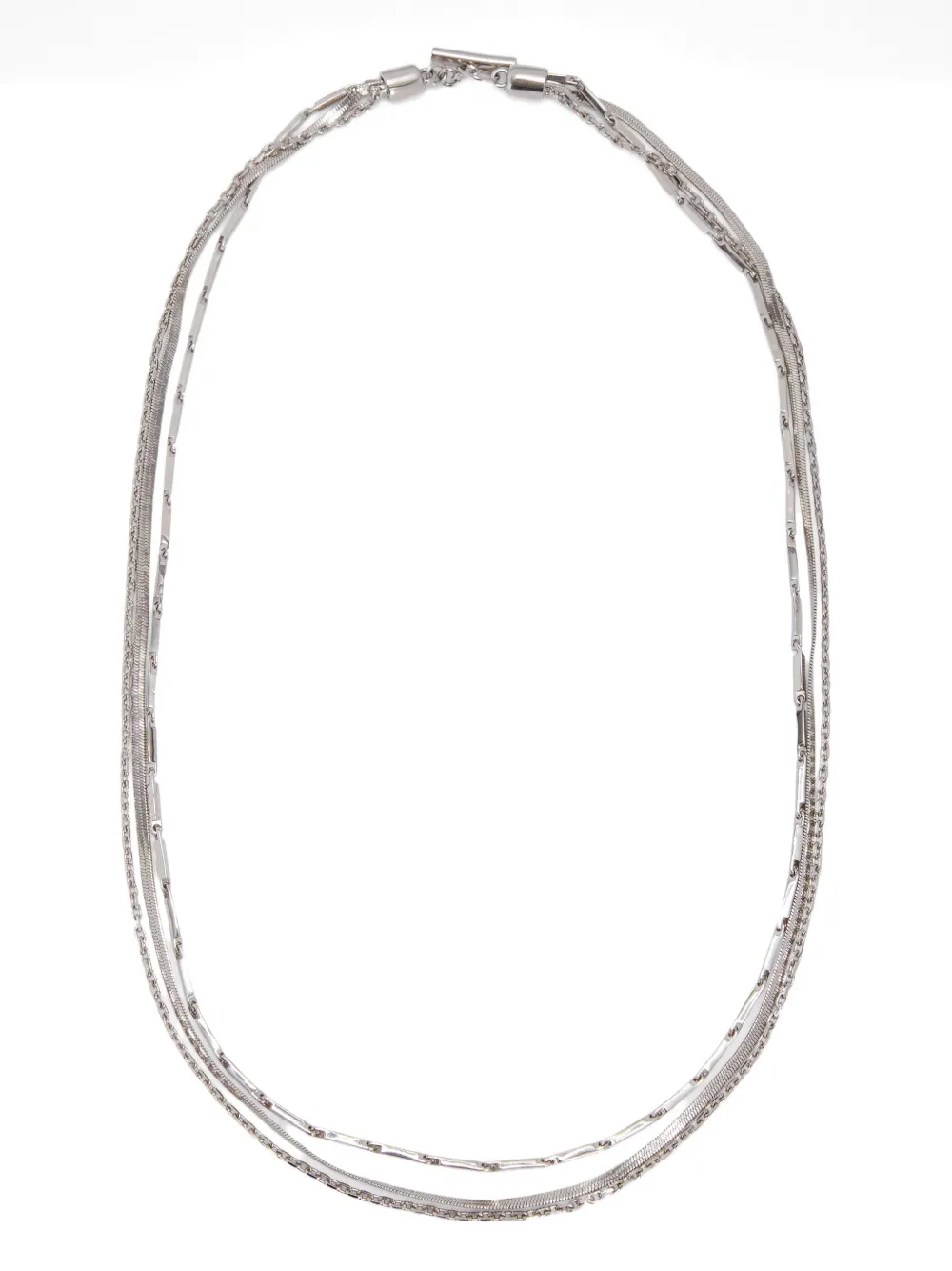 Jil Sander collar de cadena a capas | plateado | Image 1