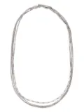 Jil Sander layered chain necklace - Silver